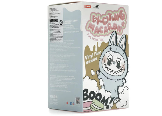 Pop Mart Labubu The Monsters Exciting Macaron Vinyl Plush Pendant Single Blind Box