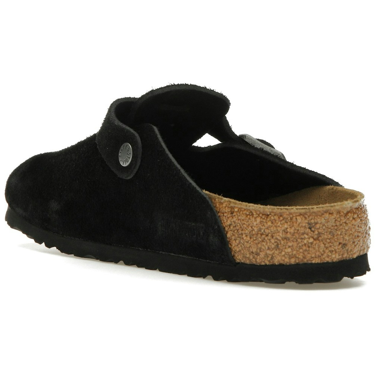 Birkenstock Boston Soft Footbed "Suede Black"
