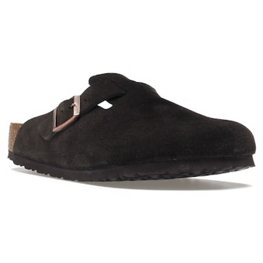 Birkenstock Boston Soft Footbed "Suede Mocha"