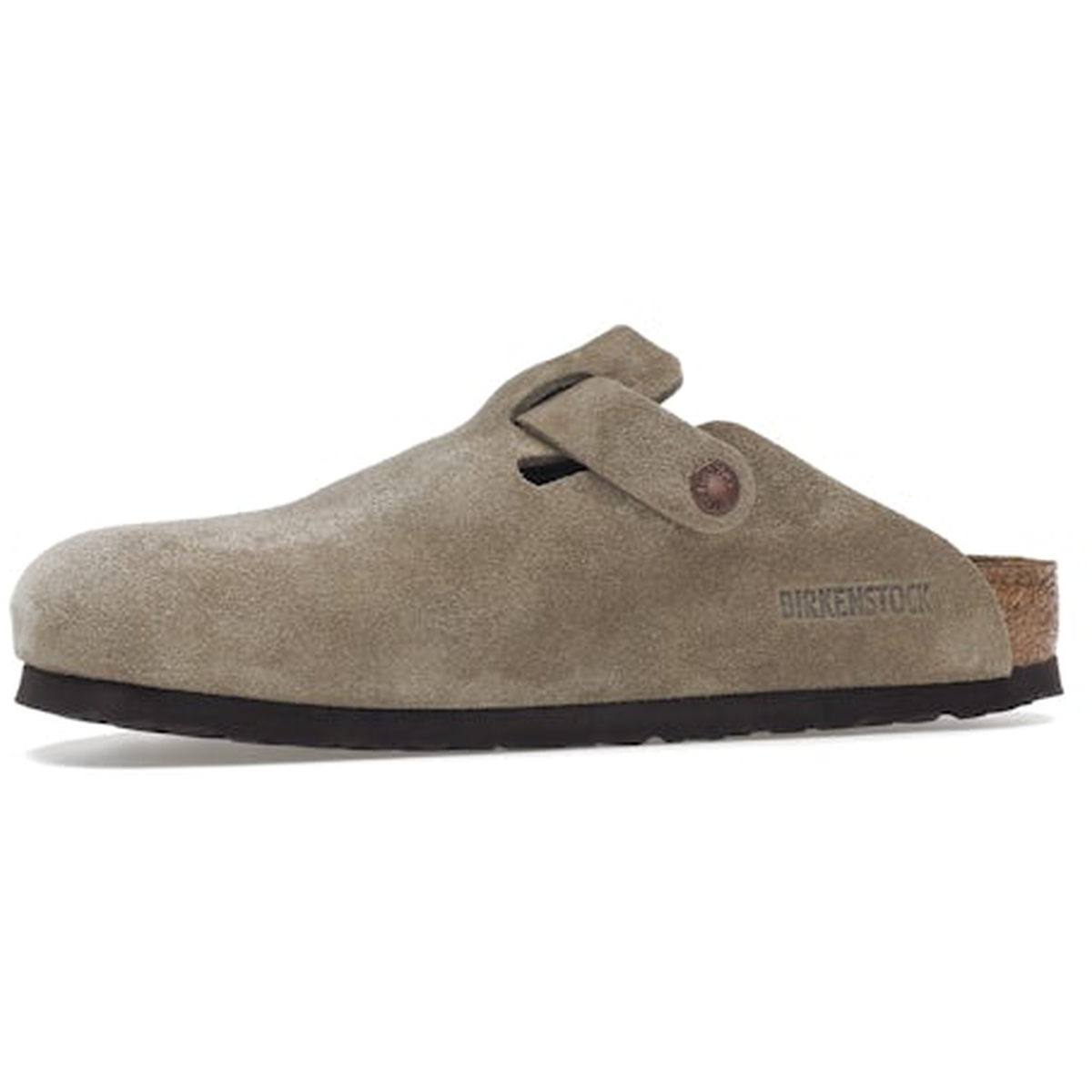 Birkenstock Boston Soft Footbed "Suede Taupe"