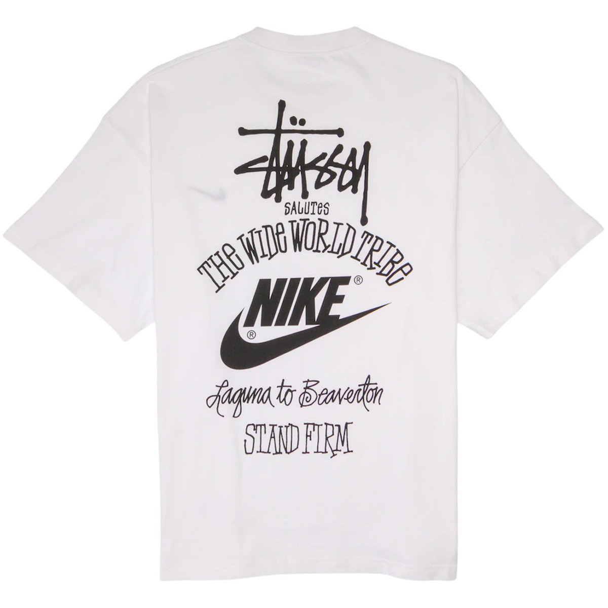 Nike x Stussy The Wide World Tribe T-Shirt White